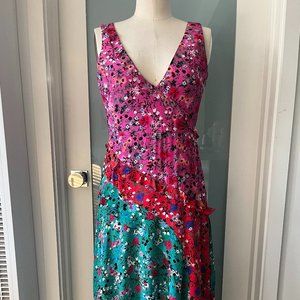 SALONI Aggie Silk Dress, Size 8
